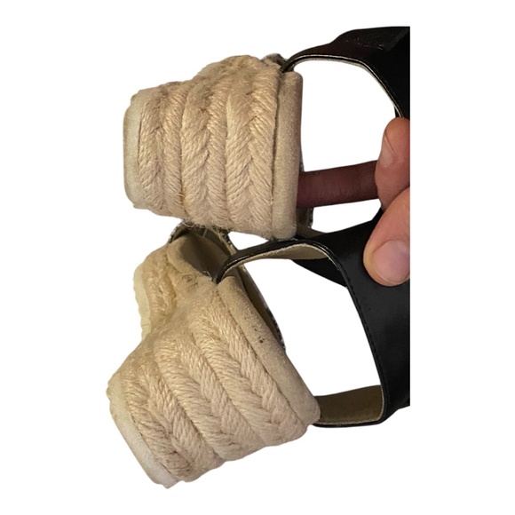 Anne Klein I flex wedge espadrille faux snakeskin sandal. Sz 7.5 - Picture 8 of 16